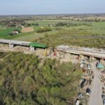 16.04.2020 Nowy Korczyn. Most. Budowa / Jarosław Kubalski / Radio Kielce