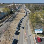 21.04.2020 Kielce. Ulica Zagnańska. Przebudowa. Korek / Jarosław Kubalski / Radio Kielce