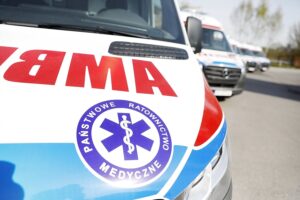 Wypadek w Stąporkowie. Ranny motorowerzysta