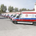 29.04.2020 Kielce. Świętokrzyskie Centrum Ratownictwa Medycznego i Transportu Sanitarnego. Nowe karetki / Jarosław Kubalski / Radio Kielce