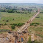 30.04.2020. Piekoszów. Budowa ulicy Przemysłowej / Jarosław Kubalski / Radio Kielce