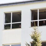 12.04.2020 Kielce. Msza św. na terenie koszar Wojsk Obrony Terytorialnej przy ulicy Mielczarskiego / Jarosław Kubalski / Radio Kielce