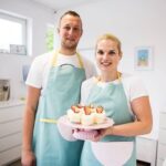 25.04.2020. Katarzyna i Piotr Brojkowie w swojej pracowni „W słodkim świecie Żoli” / arch. prywatne