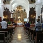 26.04.2020. Sandomierz. Msza w kościele św. Józefa / Grażyna Szlęzak-Wójcik / Radio Kielce