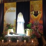 10.04.2020 Opatów. Grób Pański w parafii pw. Wniebowzięcia Najświętszej Maryi Panny przy klasztorze oo. bernardynów / o. Demetriusz Kmieć