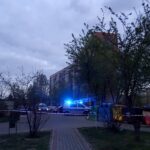 25.04.2020. Ostrowiec Świętokrzyski. Na osiedlu Pułanki znaleziono pocisk / Emilia Sitarska / Radio Kielce