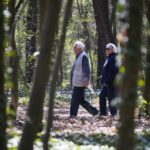 20.04.2020. Kielce. Parki i lasy pełne spacerowiczów, rowerzystów i biegaczy / Wiktor Taszłow / Radio Kielce