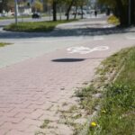 23.04.2020 Kielce. Ścieżka rowerowa wzdłuż ulicy Grunwaldzkiej / Wiktor Taszłow / Radio Kielce