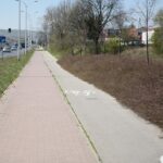 23.04.2020 Kielce. Ścieżka rowerowa wzdłuż ulicy Krakowskiej / Wiktor Taszłow / Radio Kielce