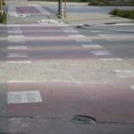 23.04.2020 Kielce. Ścieżka rowerowa. Skrzyżowanie ul. Grunwaldzkiej i Jagiellońskiej / Wiktor Taszłow / Radio Kielce