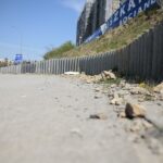 23.04.2020 Kielce. Ścieżka rowerowa wzdłuż ulicy Warszawskiej / Wiktor Taszłow / Radio Kielce