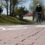 23.04.2020 Kielce. Ścieżka rowerowa wzdłuż ul. Krakowskiej / Wiktor Taszłow / Radio Kielce