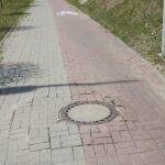 23.04.2020 Kielce. Ścieżka rowerowa wzdłuż ul. Łódzkiej / Wiktor Taszłow / Radio Kielce