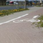 23.04.2020 Kielce. Ścieżka rowerowa wzdłuż ul. Łódzkiej / Wiktor Taszłow / Radio Kielce