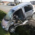 30.04.2020. Kostomłoty. Wypadek na drodze krajowej nr 74 / Wiktor Taszłow / Radio Kielce