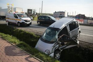 30.04.2020. Kostomłoty. Wypadek na drodze krajowej nr 74 / Wiktor Taszłow / Radio Kielce