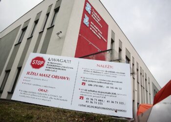 13.03.2020. Kielce. Wojewódzki Szpital Zespolony - koronawirus / Wiktor Taszłow / Radio Kielce