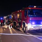 02.04.2020. Bieliny. Pożar stodoły / Wiktor Taszłow / Radio Kielce