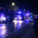 02.04.2020. Bieliny. Pożar stodoły / Wiktor Taszłow / Radio Kielce