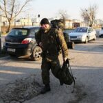 02.04.2020. Kielce. Koszarowanie żołnierzy WOT przy ul. Mielczarskiego / Wiktor Taszłow / Radio Kielce