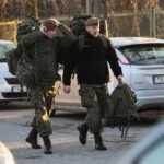 02.04.2020. Kielce. Koszarowanie żołnierzy WOT przy ul. Mielczarskiego / Wiktor Taszłow / Radio Kielce