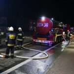 02.04.2020. Bieliny. Pożar stodoły / Wiktor Taszłow / Radio Kielce