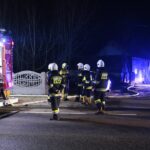 02.04.2020. Bieliny. Pożar stodoły / Wiktor Taszłow / Radio Kielce