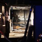 02.04.2020. Bieliny. Pożar stodoły / Wiktor Taszłow / Radio Kielce