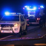 02.04.2020. Bieliny. Pożar stodoły / Wiktor Taszłow / Radio Kielce