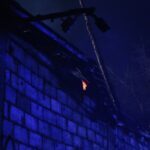 02.04.2020. Bieliny. Pożar stodoły / Wiktor Taszłow / Radio Kielce