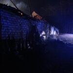 02.04.2020. Bieliny. Pożar stodoły / Wiktor Taszłow / Radio Kielce