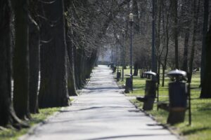 05.04.2020. Kielce. Opustoszałe miasto / Wiktor Taszłow / Radio Kielce