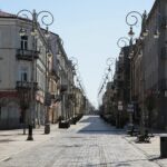 05.04.2020. Kielce. Opustoszałe miasto / Wiktor Taszłow / Radio Kielce