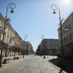 05.04.2020. Kielce. Opustoszałe miasto / Wiktor Taszłow / Radio Kielce