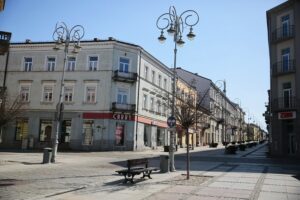 05.04.2020. Kielce. Opustoszałe miasto / Wiktor Taszłow / Radio Kielce