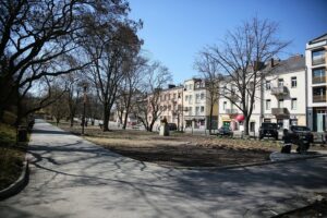 05.04.2020. Kielce. Opustoszałe miasto / Wiktor Taszłow / Radio Kielce