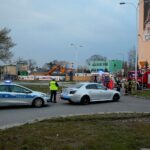 09.04.2020 Kielce. Zderzenie samochodu osobowego z motocyklem na ul. Sandomierskiej / Wiktor Taszłow / Radio Kielce