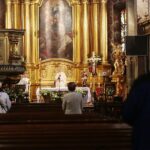 13.04.2020. Kielce. Poniedziałek wielkanocny. Msza św. w bazylice katedralnej / Wiktor Taszłow / Radio Kielce