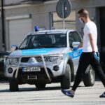 16.04.2020. Kielce. Mieszkańcy w maseczkach / Wiktor Taszłow / Radio Kielce