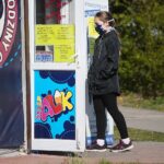 18.04.2020 Kielce. Mieszkańcy noszą maseczki / Wiktor Taszłow / Radio Kielce