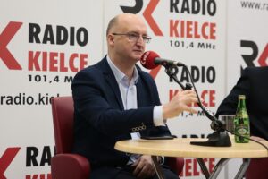 02.02.2020. Radio Kielce. Studio Polityczne. Na zdjęciu: Piotr Wawrzyk - wiceminister spraw zagranicznych / Wiktor Taszłow / Radio Kielce