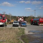 19.04.2020. Sitkówka-Nowiny. Pożar składowiska odpadów / Wiktor Taszłow / Radio Kielce