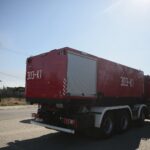 19.04.2020. Sitkówka-Nowiny. Pożar składowiska odpadów / Wiktor Taszłow / Radio Kielce