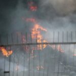 19.04.2020. Sitkówka-Nowiny. Pożar składowiska odpadów / Wiktor Taszłow / Radio Kielce