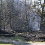 19.04.2020. Sitkówka-Nowiny. Pożar składowiska odpadów / Wiktor Taszłow / Radio Kielce