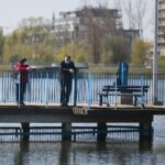 20.04.2020. Kielce. Parki i lasy pełne spacerowiczów, rowerzystów i biegaczy / Wiktor Taszłow / Radio Kielce