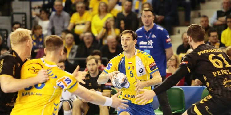 29.02.2020 Kielce. Mecz Ligi Mistrzów PGE Vive Kielce - THW Kiel / Wiktor Taszłow / Radio Kielce