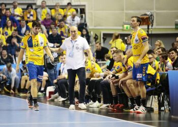 29.02.2020 Kielce. Mecz Ligi Mistrzów PGE Vive Kielce - THW Kiel / Wiktor Taszłow / Radio Kielce