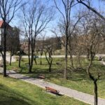 05.04.2020. Sandomierz. Puste ulice i parki / Grażyna Szlęzak-Wójcik / Radio Kielce