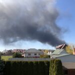 19.04.2020. Sitkówka-Nowiny. Pożar składowiska odpadów / Słuchacz Radia Kielce